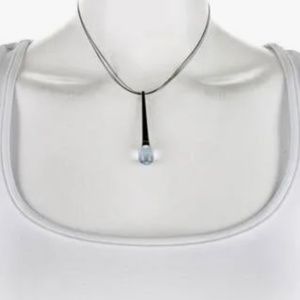 Baccarat Crystal drop necklace